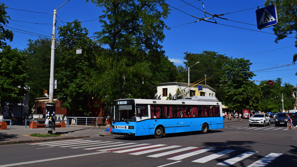 Одесса, Škoda 21Tr № 4013