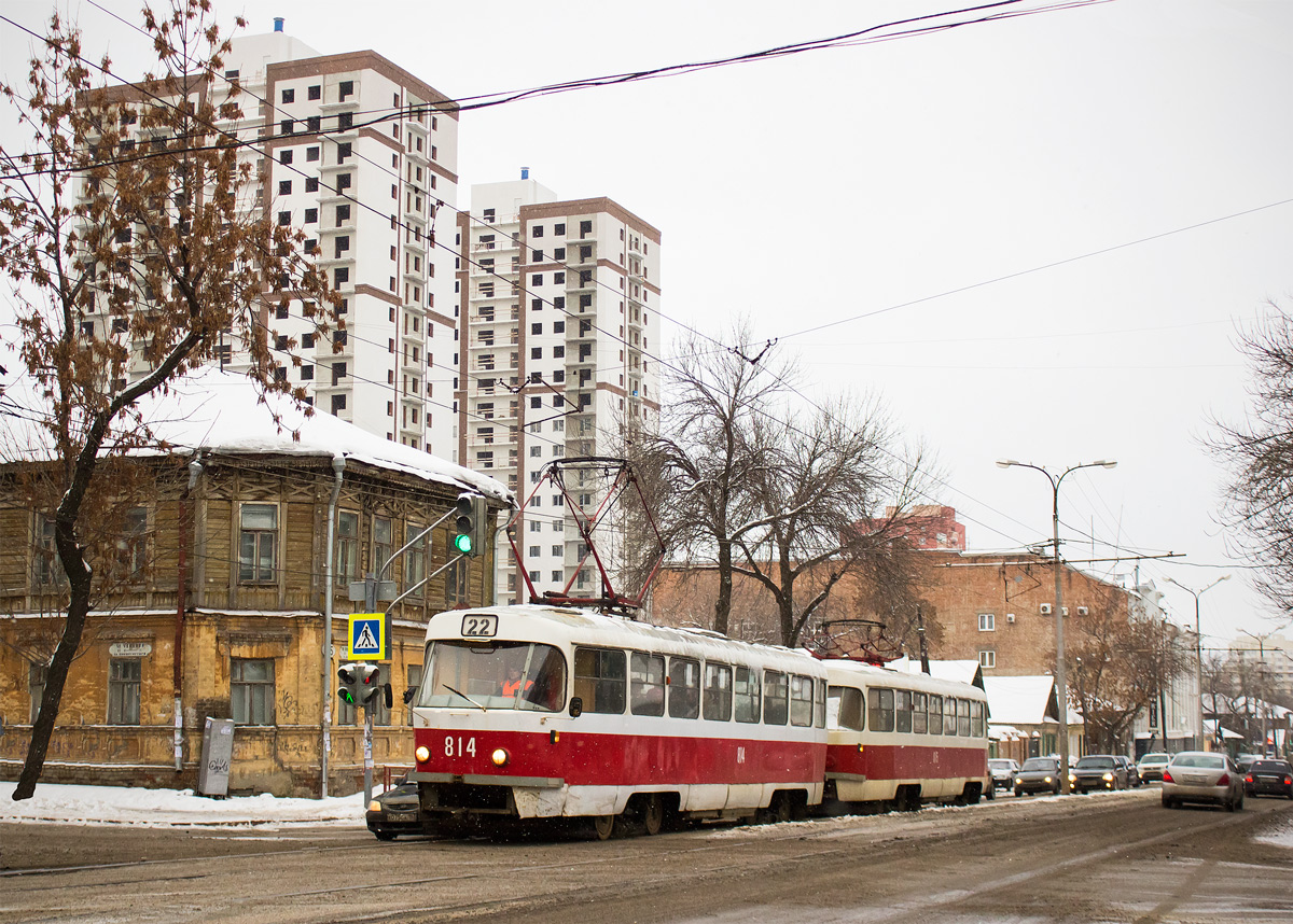 Самара, Tatra T3SU № 814