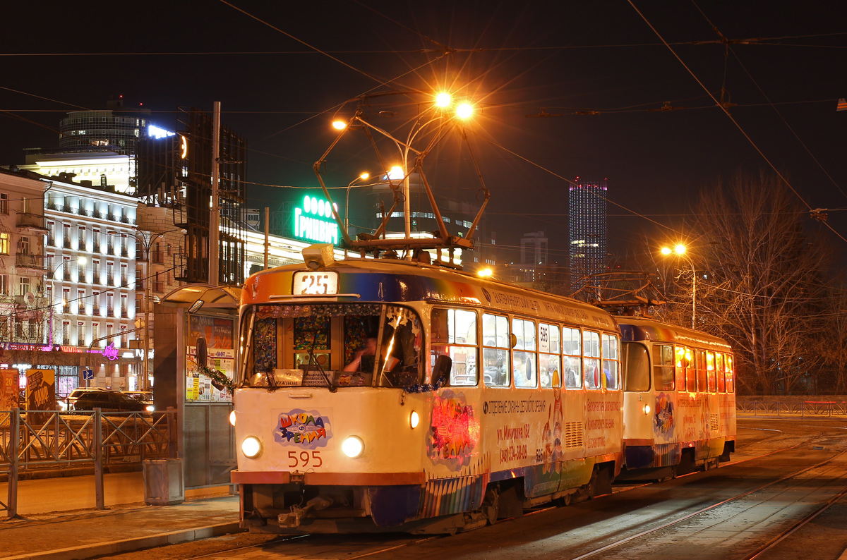 Екатеринбург, Tatra T3SU № 595