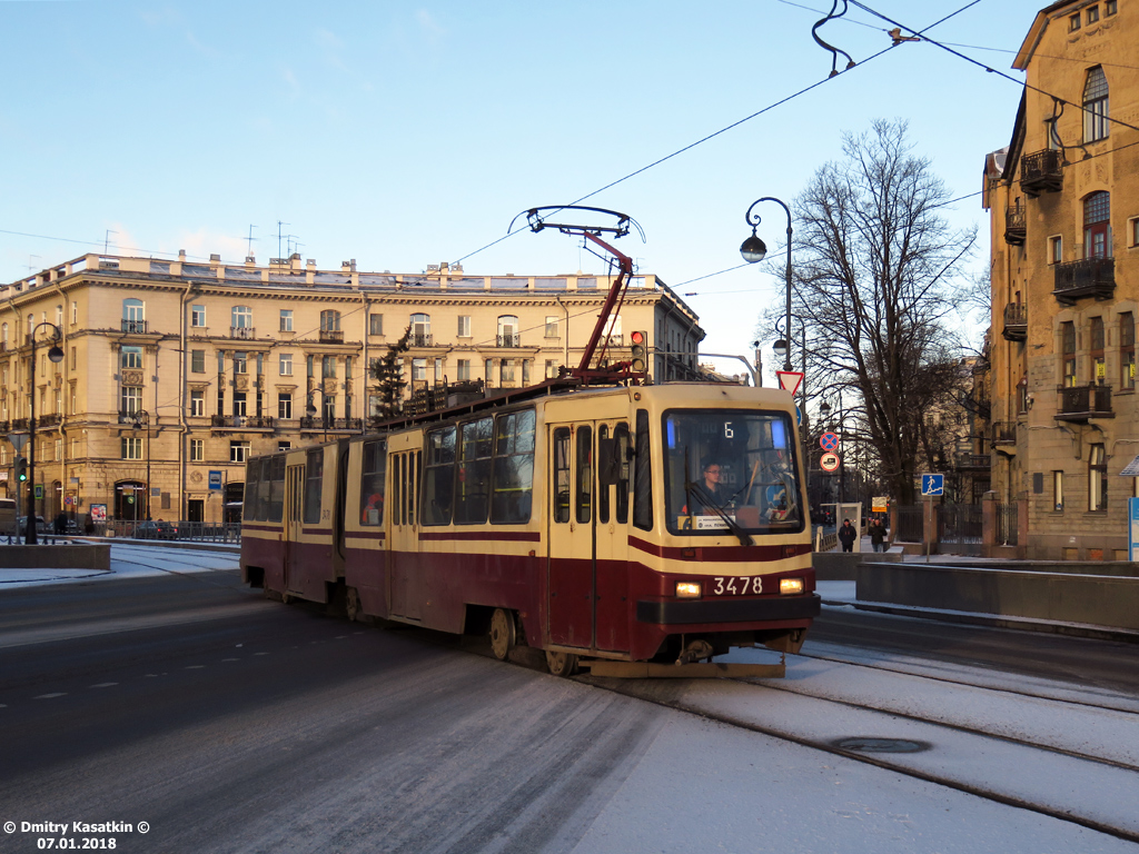 Санкт-Петербург, ЛВС-86К № 3478
