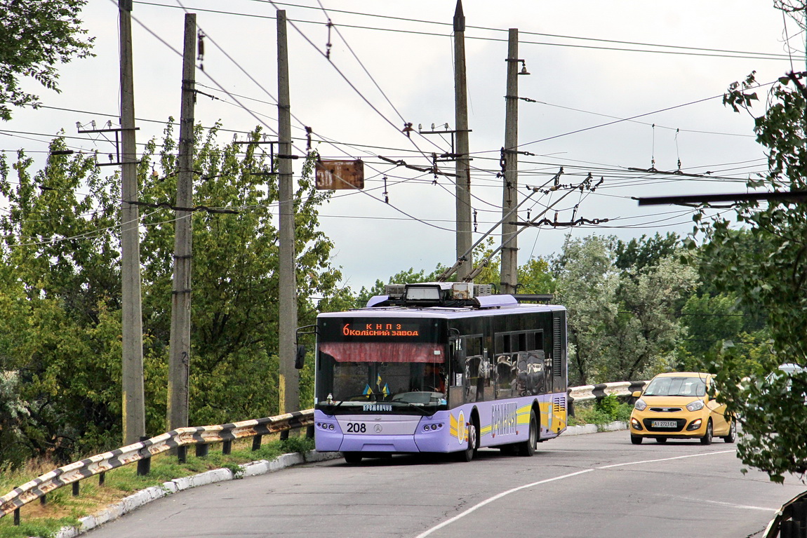 Кременчуг, ЛАЗ E183A1 № 208
