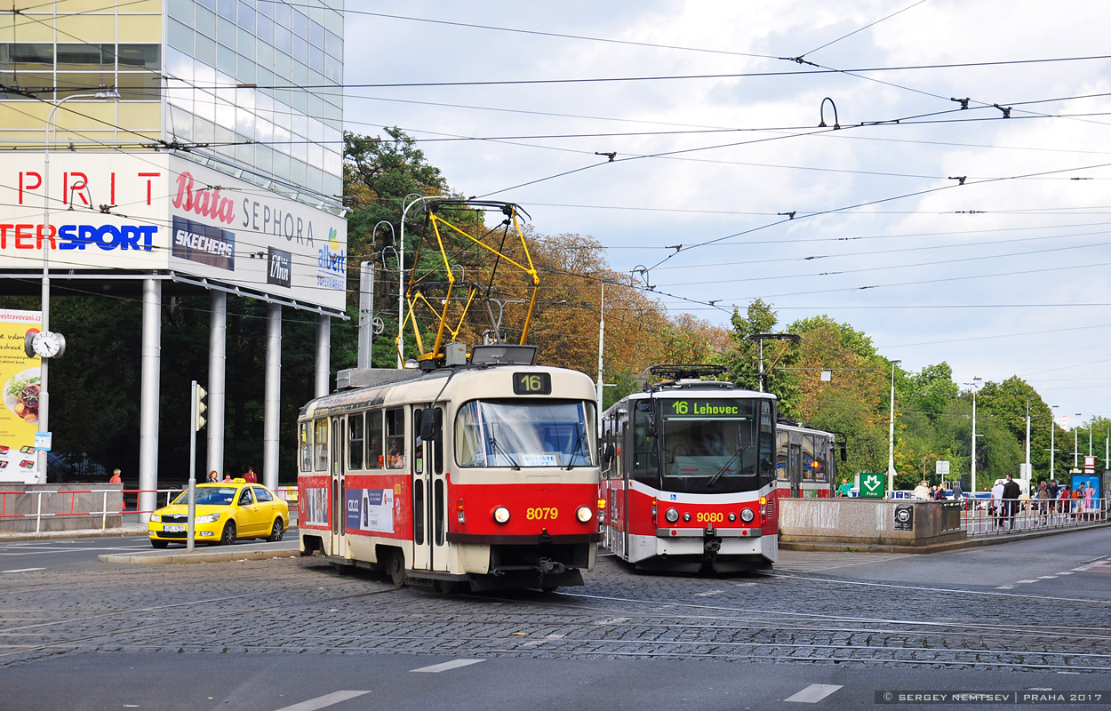 Прага, Tatra T3M2-DVC № 8079
