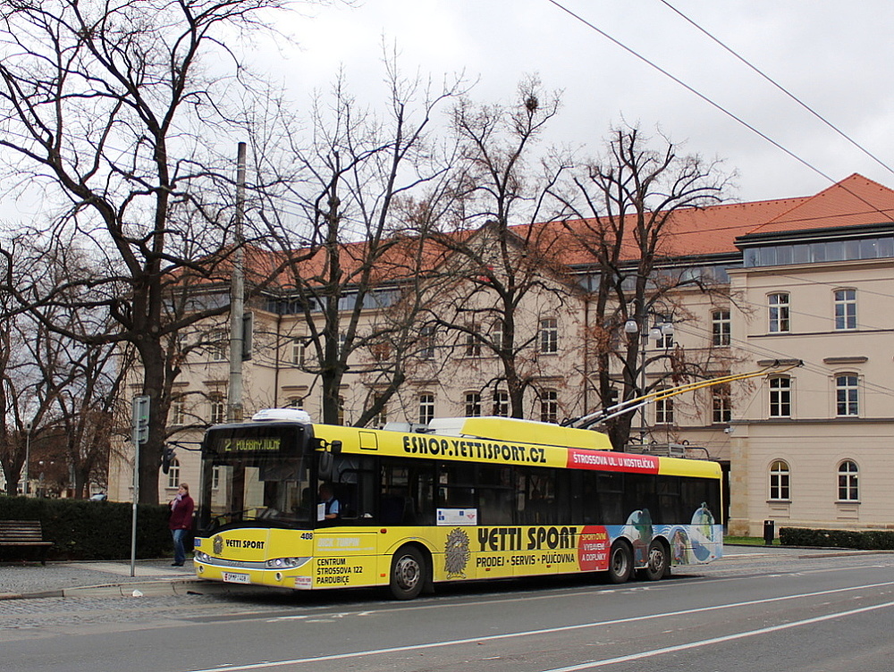 Pardubice, Škoda 28Tr Solaris III № 408