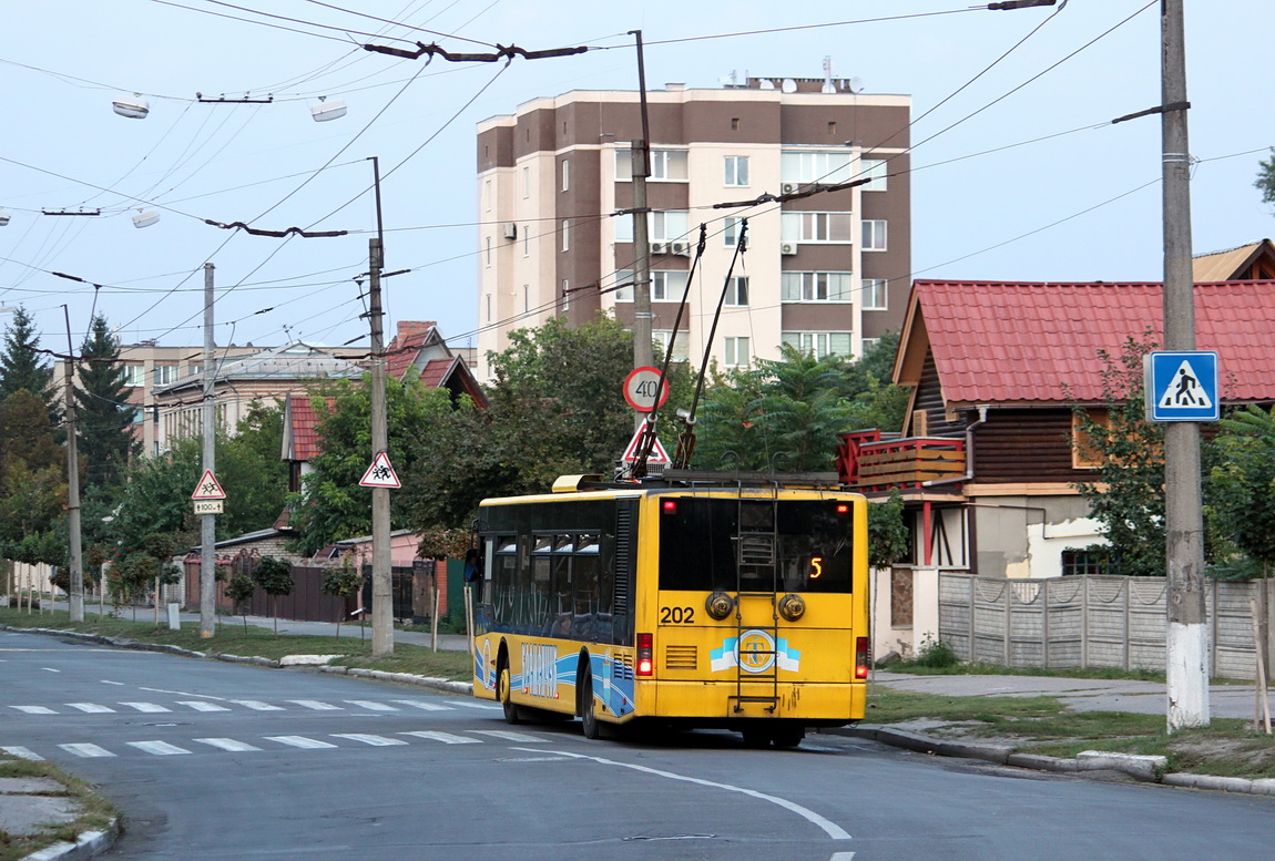 Кременчуг, ЛАЗ E183D1 № 202