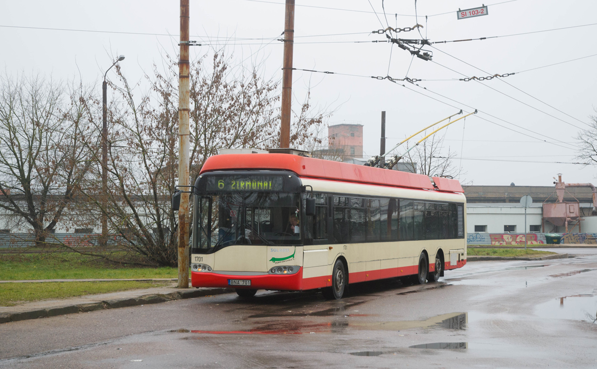 Вильнюс, Solaris Trollino II 15 AC № 1701