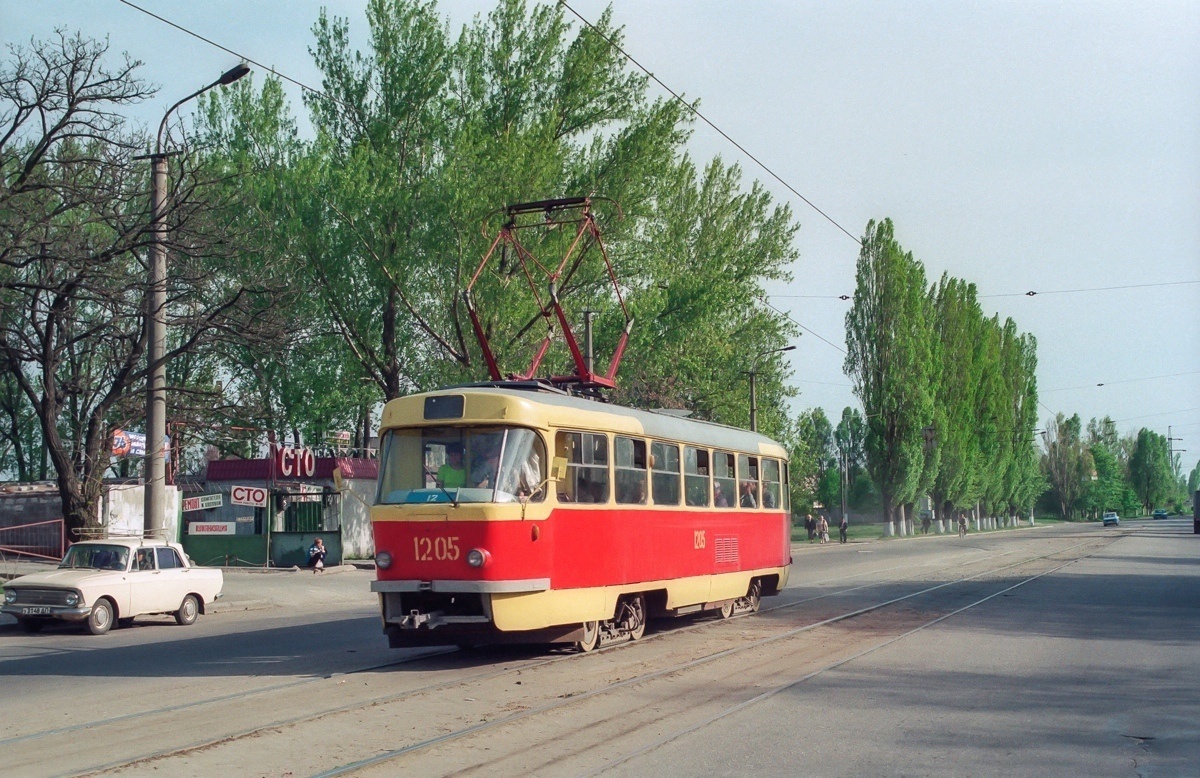 Днепр, Tatra T3SU № 1205; Днепр — Исторические фотографии: Серии иностранных авторов