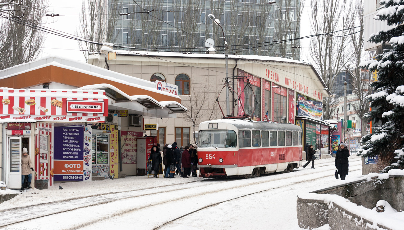 Донецк, Tatra T3SU № 954