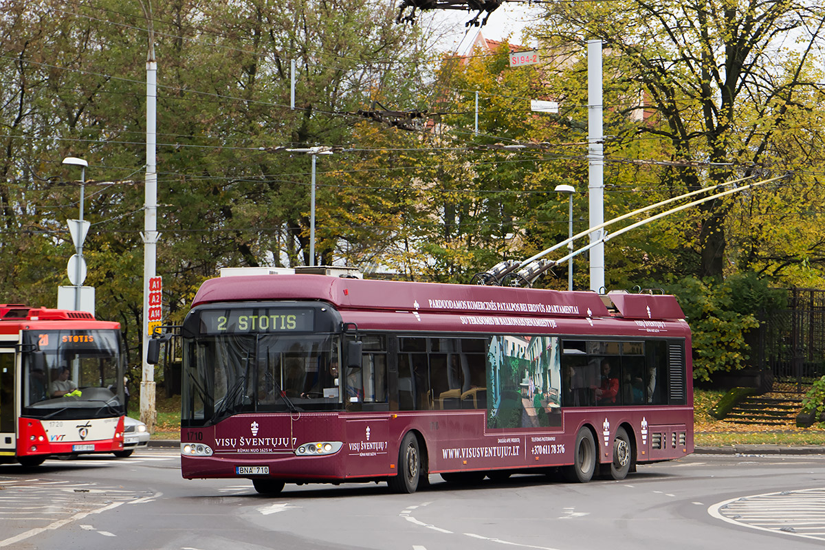 Вильнюс, Solaris Trollino II 15 AC № 1710