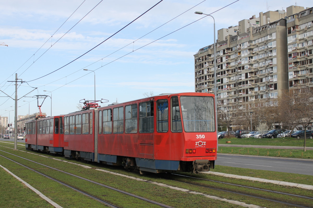 Belgrade, Tatra KT4YU-M № 350