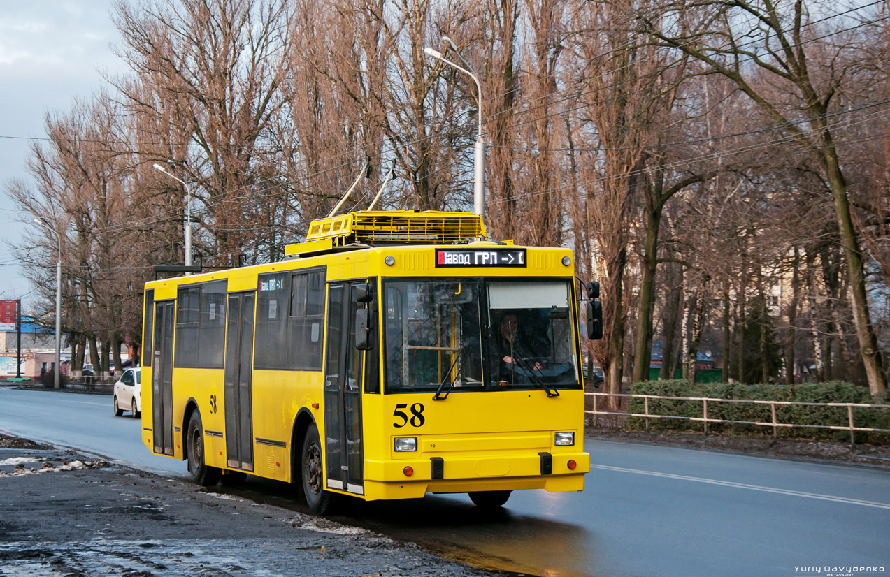 Полтава, ЮМЗ Т1Р (Т2П) № 58