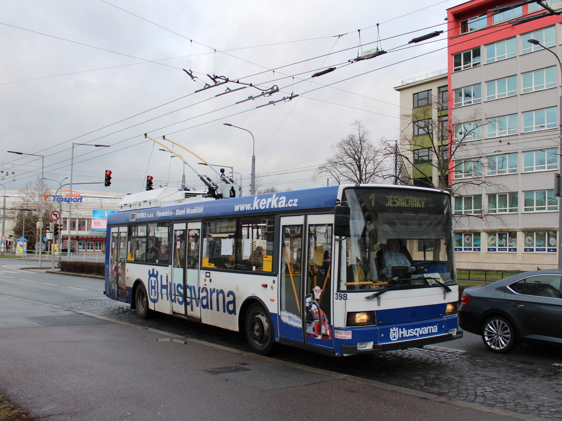 Пардубице, Škoda 21Tr № 398