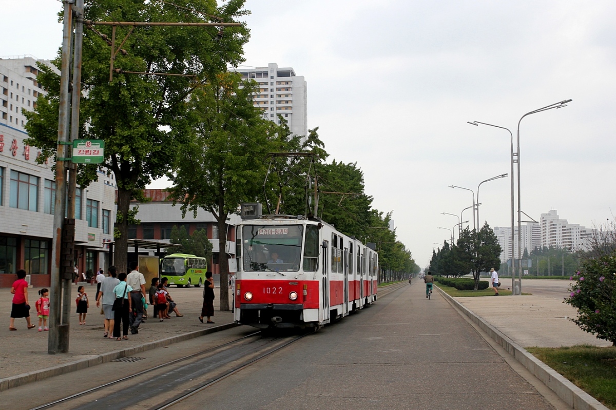 Пхеньян, Tatra KT8D5K № 1022