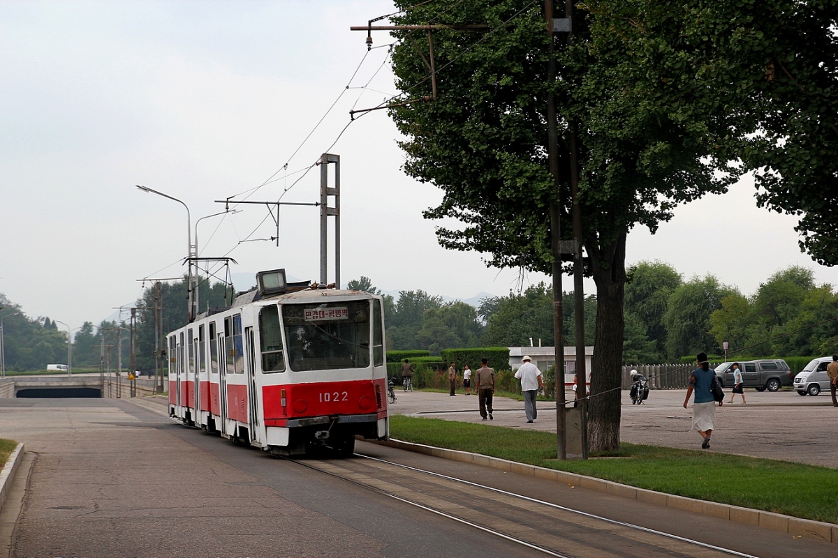 Пхеньян, Tatra KT8D5K № 1022