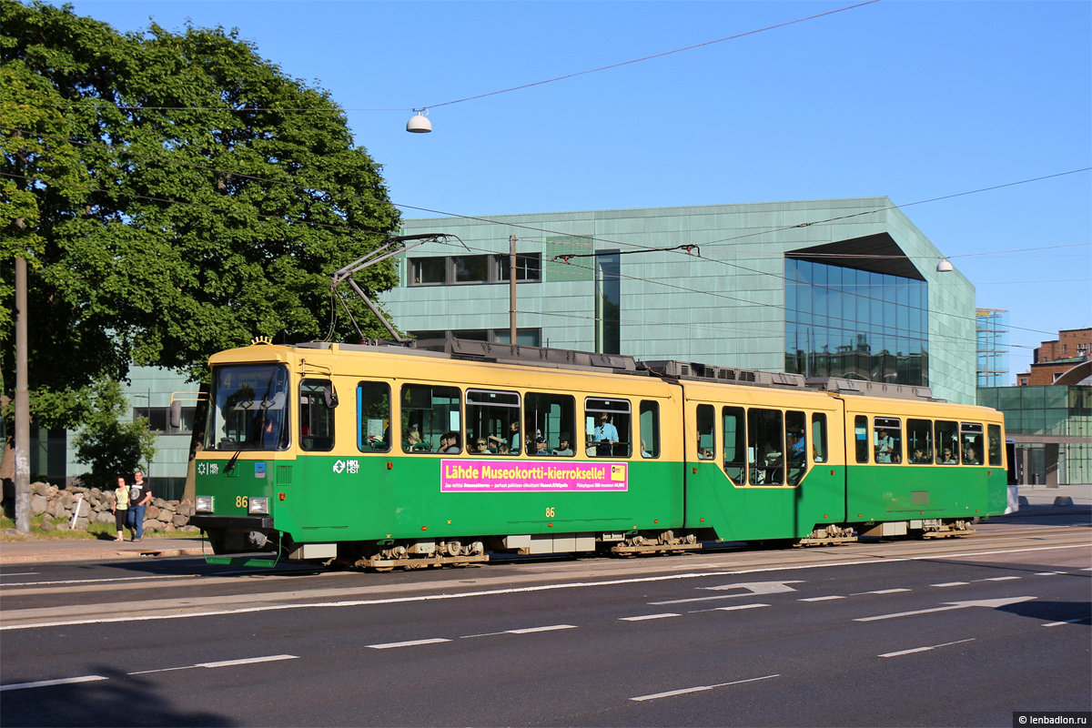 Helsinki — Espoo, Valmet MLNRV2 # 86