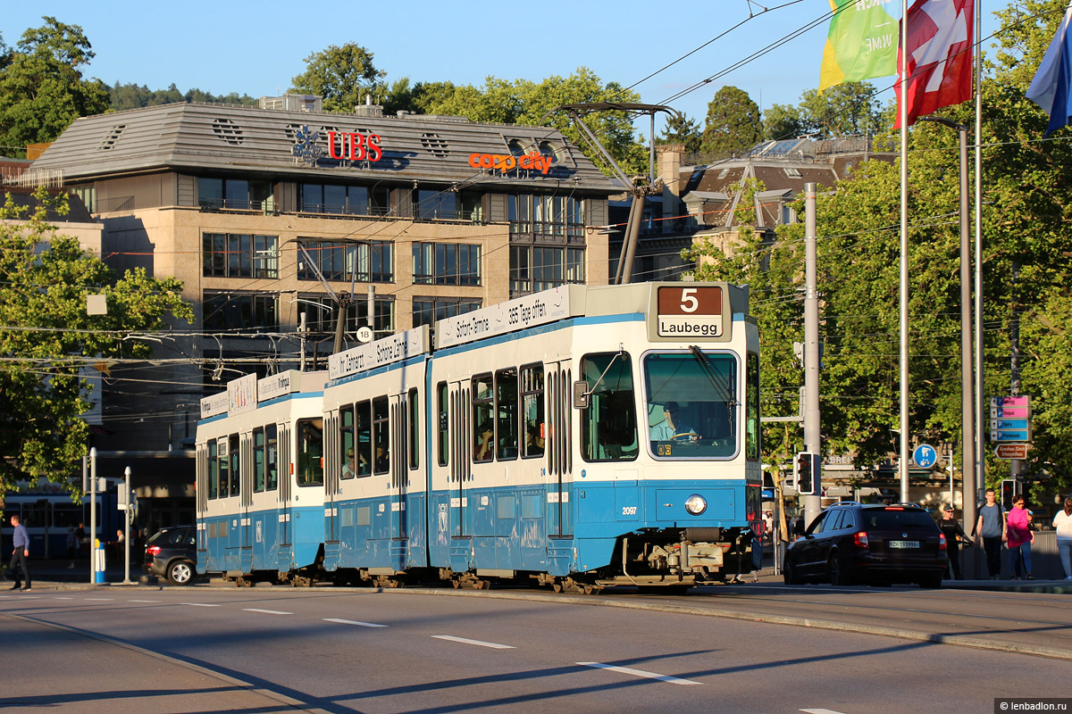 Цюрих, SWP/SIG/BBC Be 4/6 "Tram 2000" № 2097