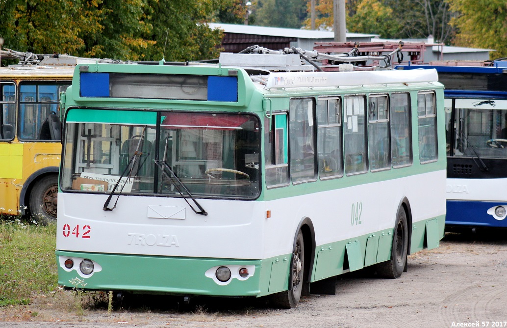 Орёл, ЗиУ-682Г-016 (018) № 042; Орёл — Троллейбусное депо