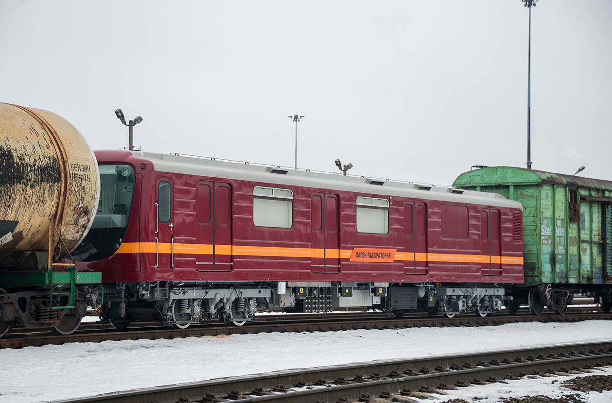 Санкт-Петербург, 81-717.5Л № 006; Санкт-Петербург — Метрополитен — Перегонка вагонов метро по ж/д