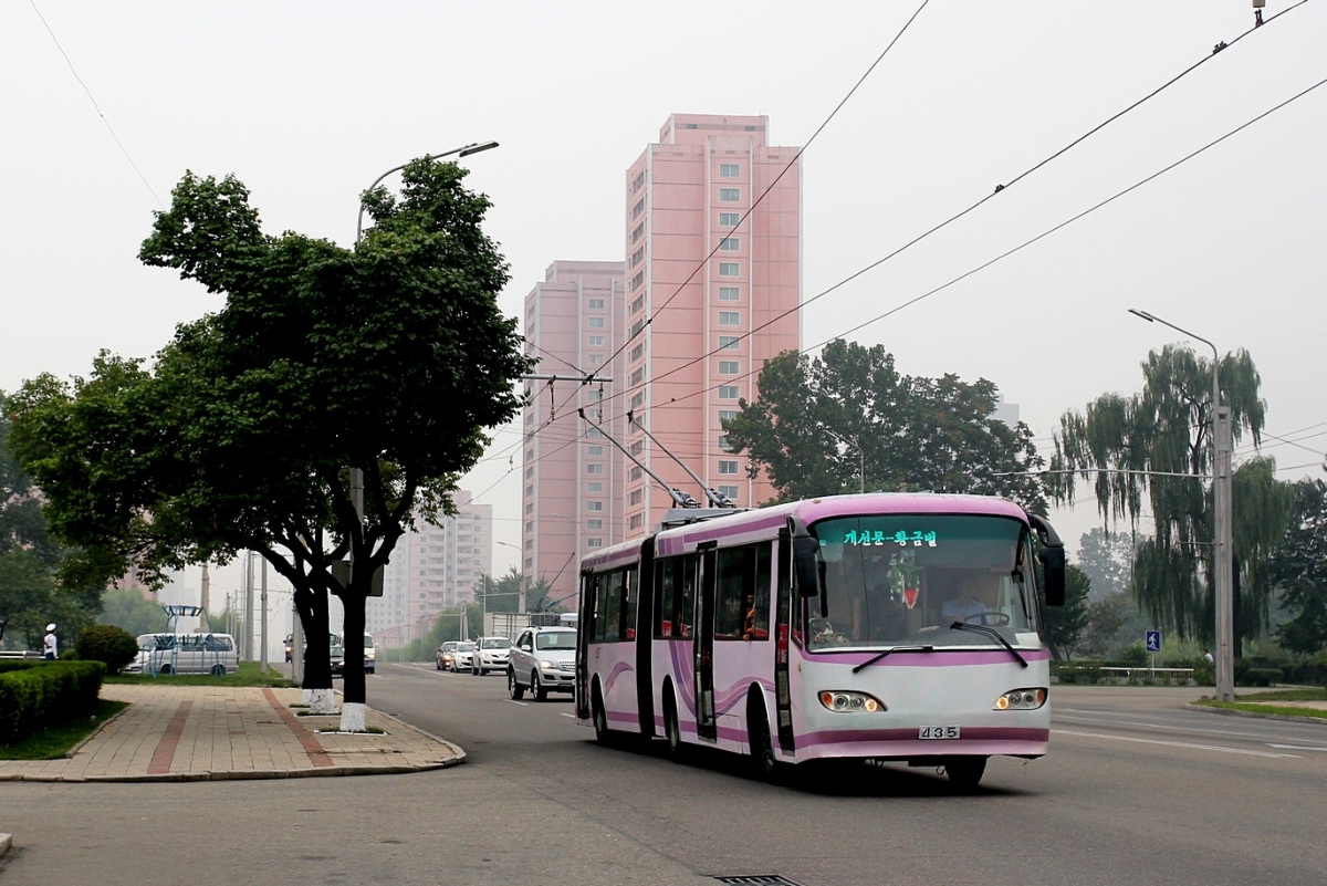 Пхеньян, Chollima 091 № 435; Пхеньян — Маршрутоуказатели троллейбусов Пхеньян, Chollima 091 № 435; Пхеньян — Маршрутоуказатели троллейбусов