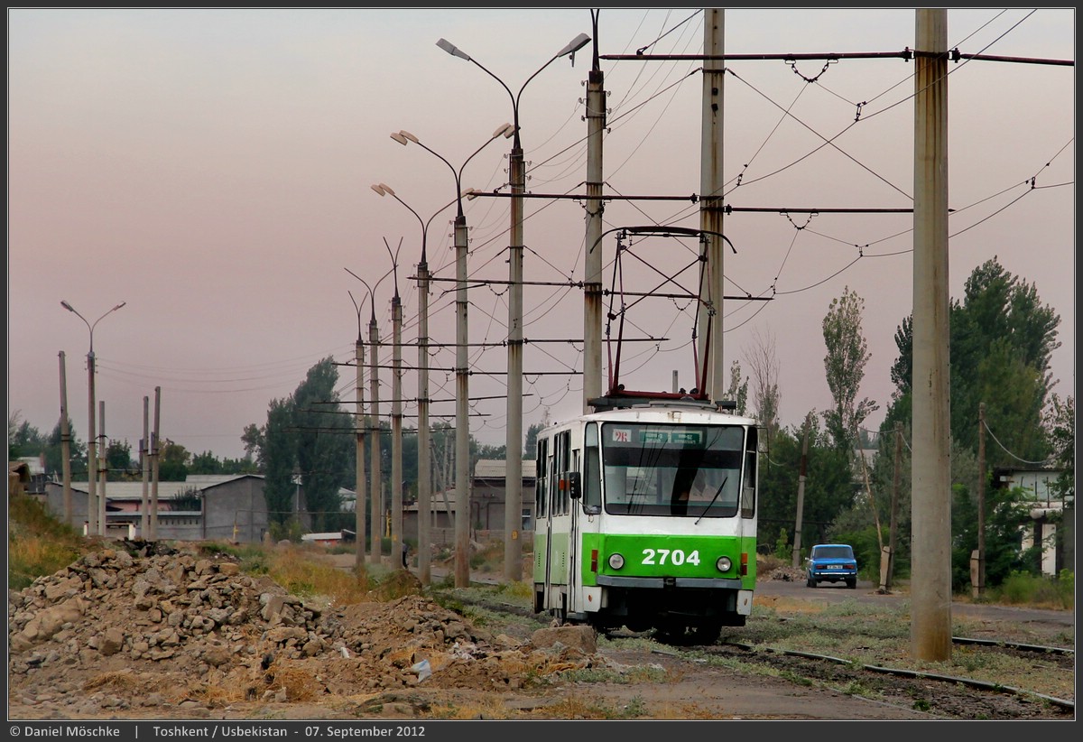 Taškent, Tatra T6B5SU # 2704