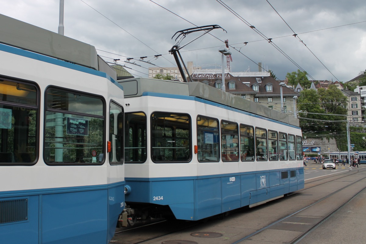 Цюрих, SWP/SIG/ABB Be 2/4 "Tram 2000 Pony" № 2434