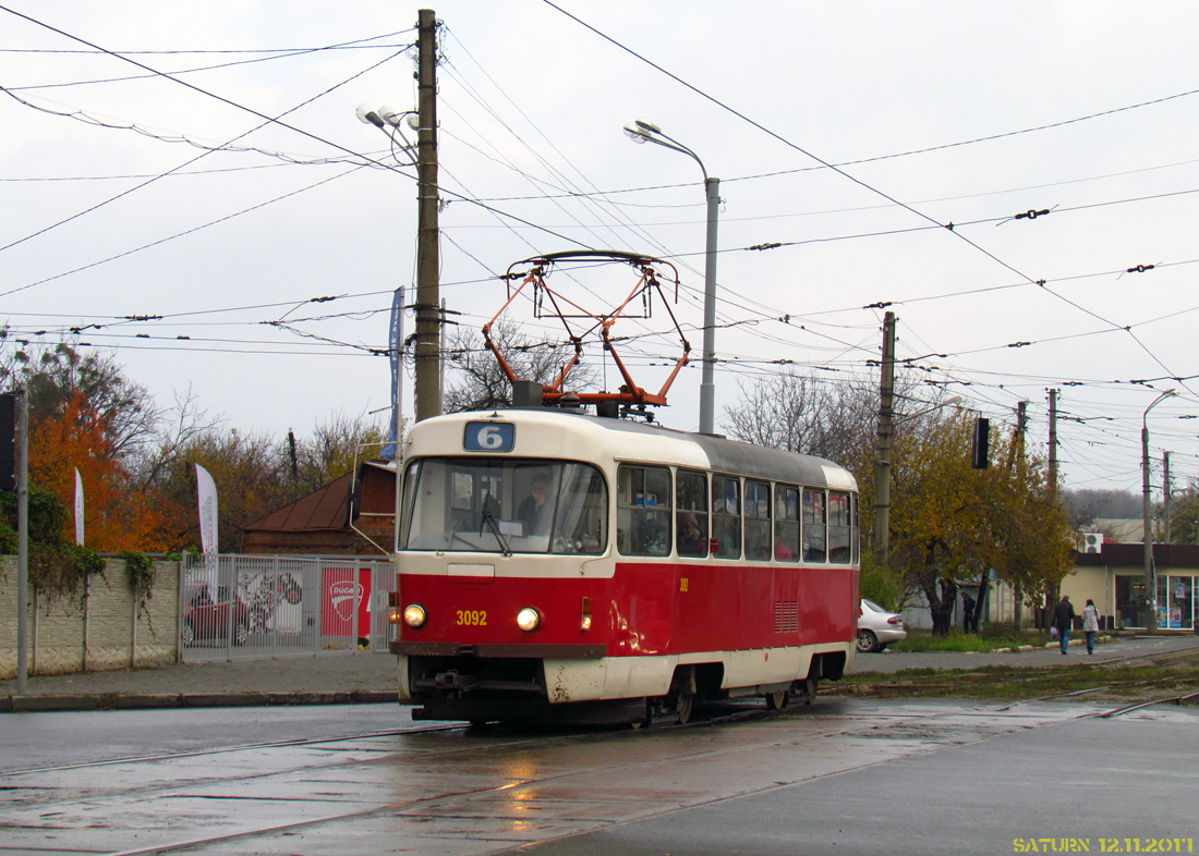 Харьков, Tatra T3SUCS № 3092