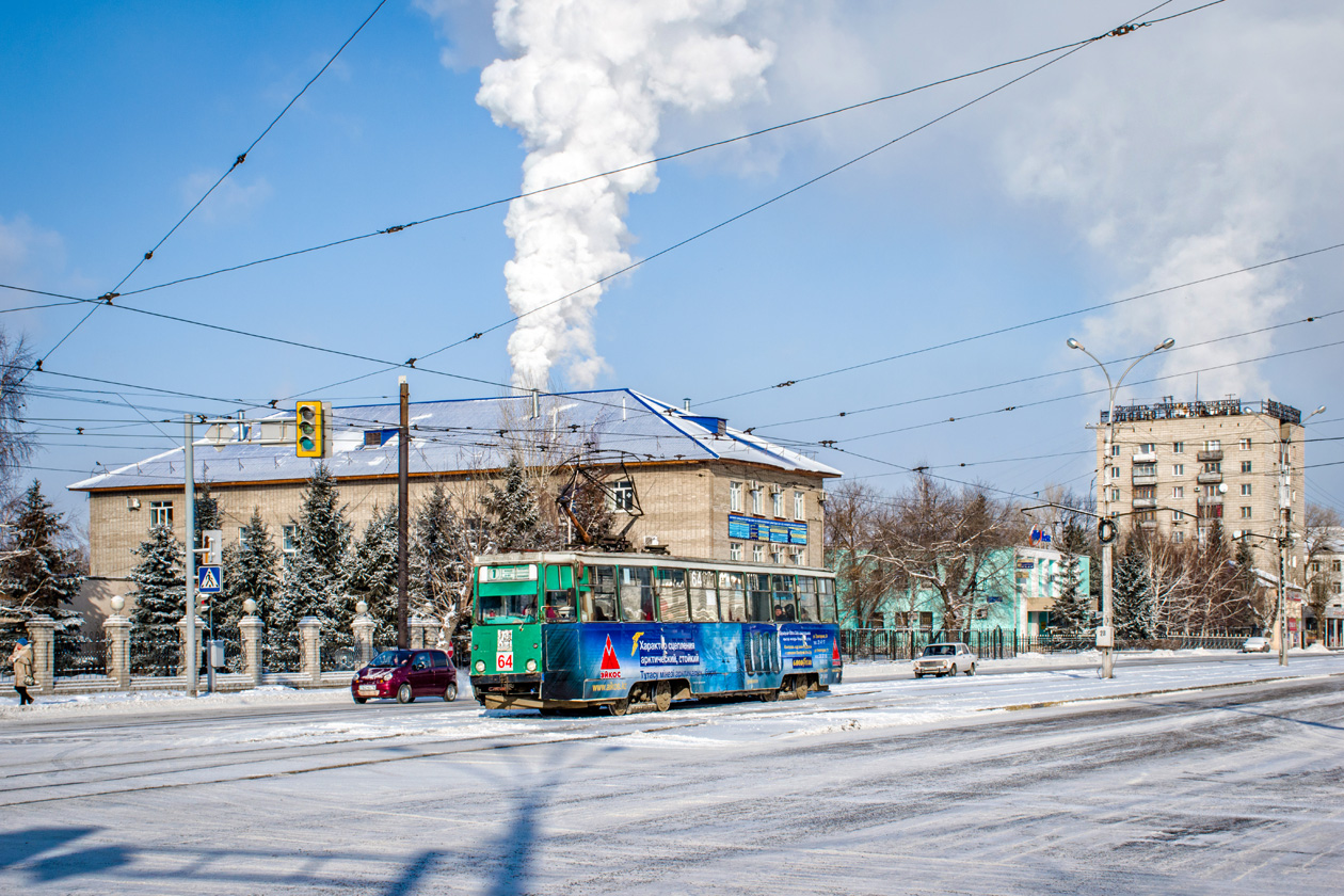 Усть-Каменогорск, 71-605 (КТМ-5М3) № 64