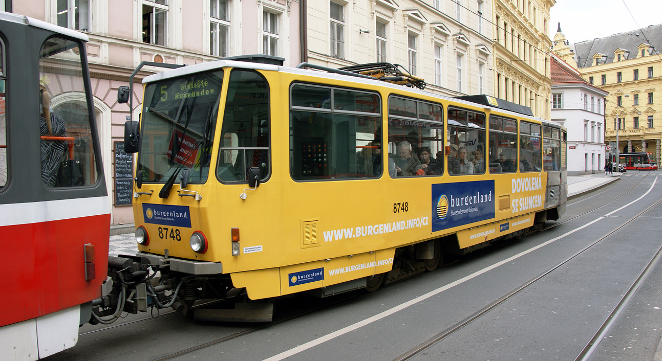 Прага, Tatra T6A5 № 8748 Прага, Tatra T6A5 № 8748