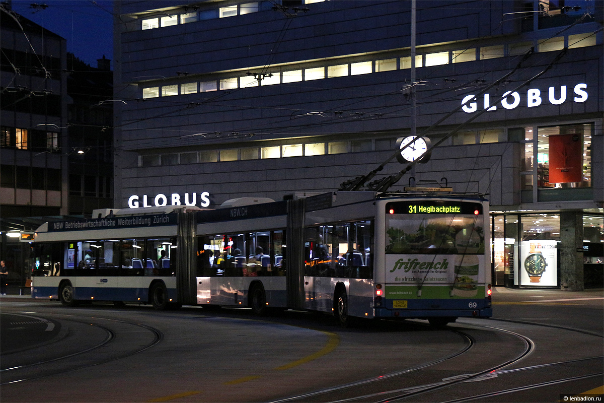 Zürich, Hess lighTram (BGGT-N2C) # 69