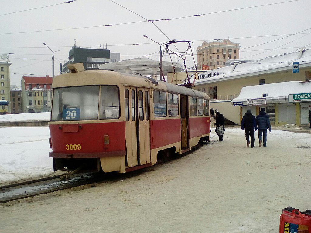 Харьков, Tatra T3SU № 3009