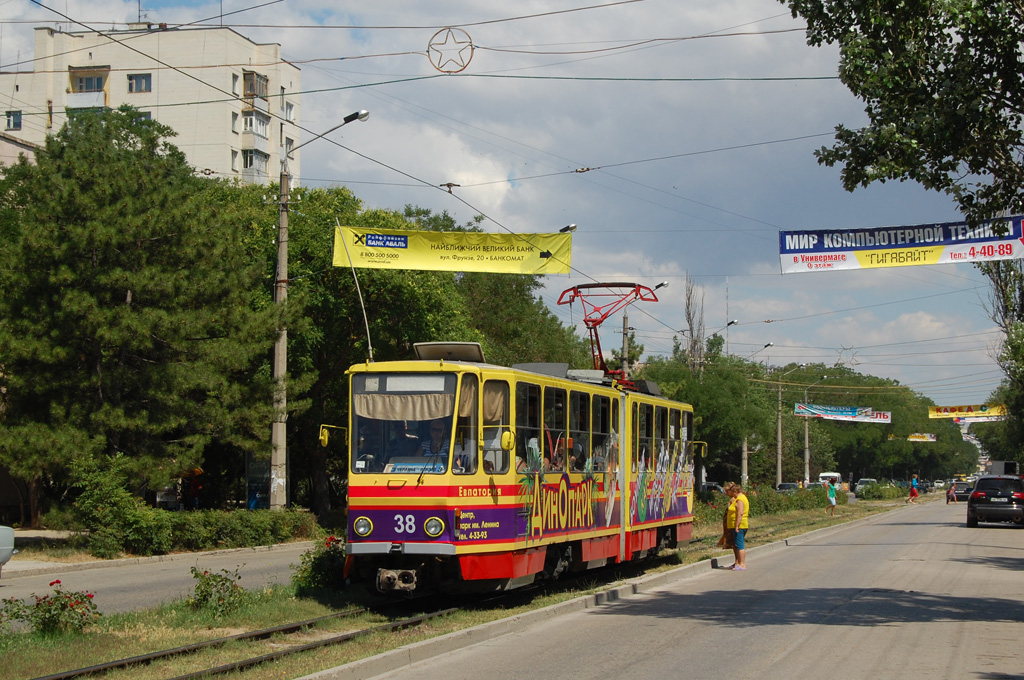 Евпатория, Tatra KT4SU № 038