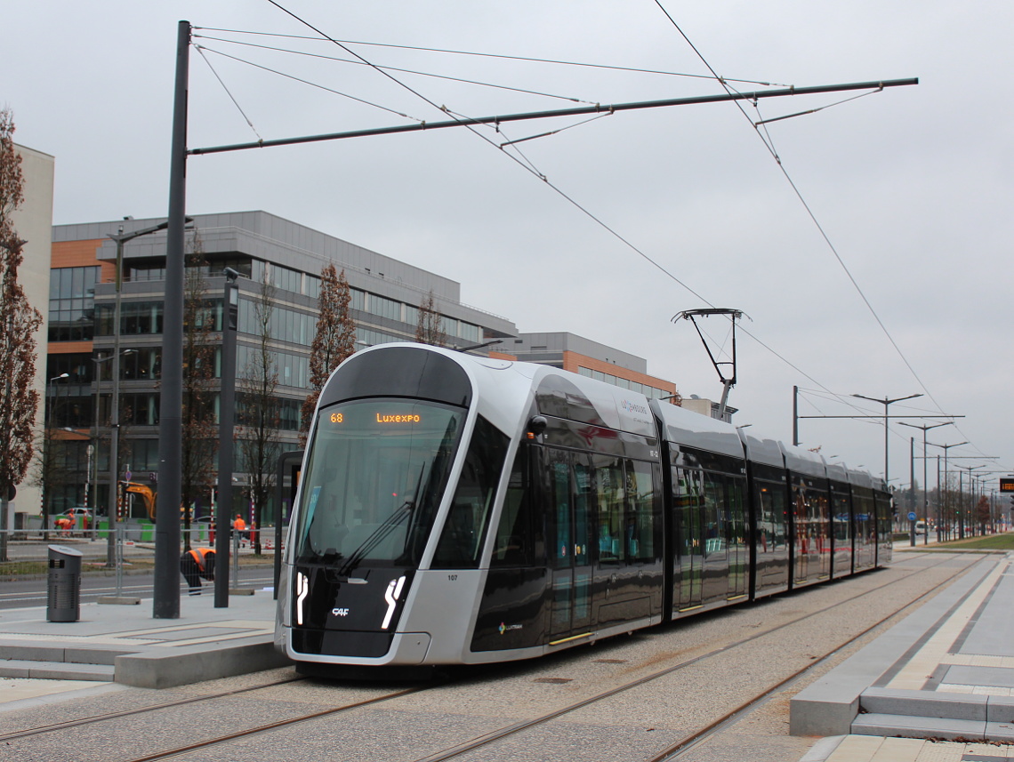 Люксембург, CAF Urbos 3 № 107