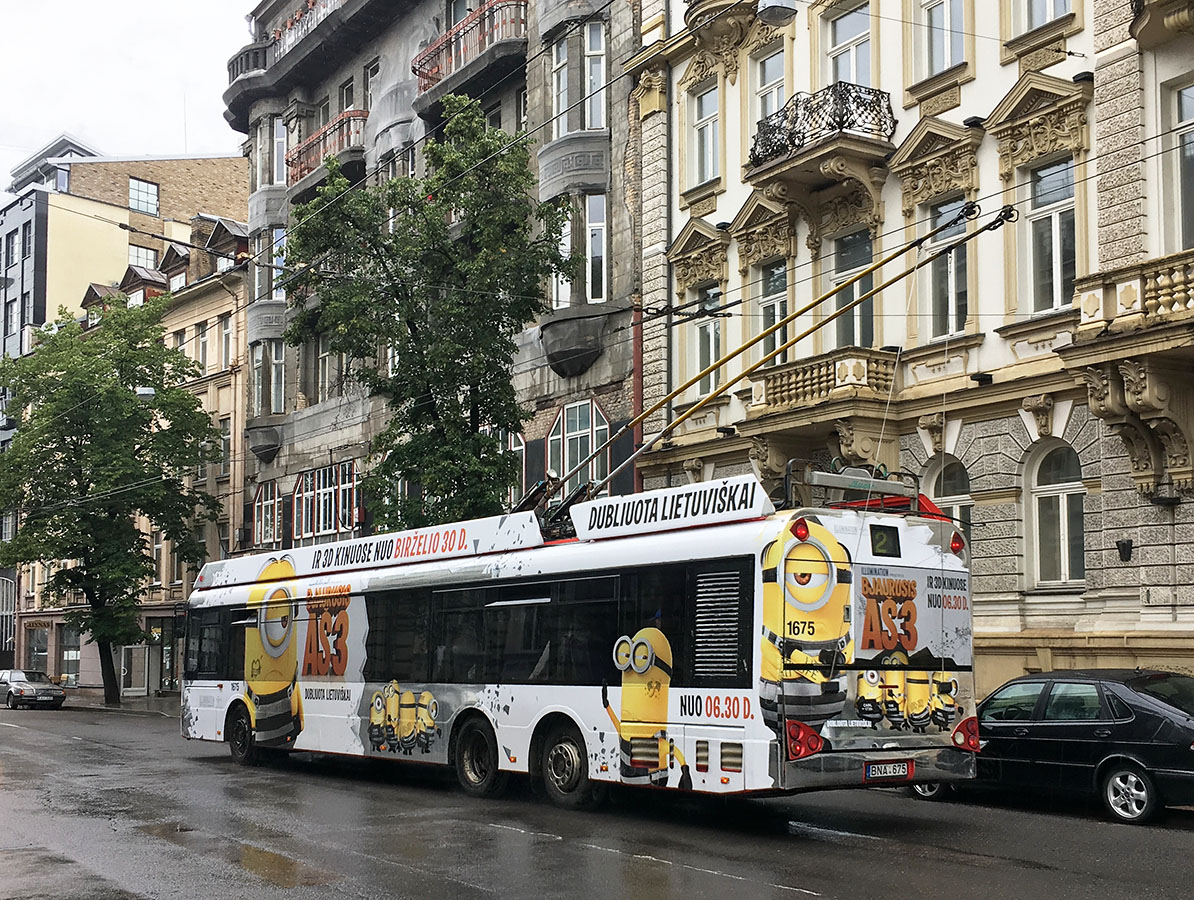 Vilnius, Solaris Trollino II 15 AC nr. 1675