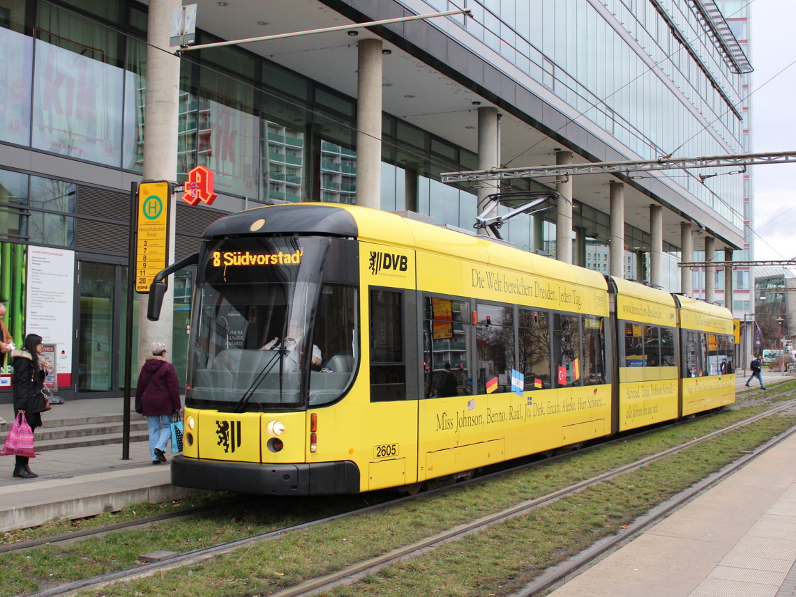 Дрезден, Bombardier NGT D8 DD 	 № 2605