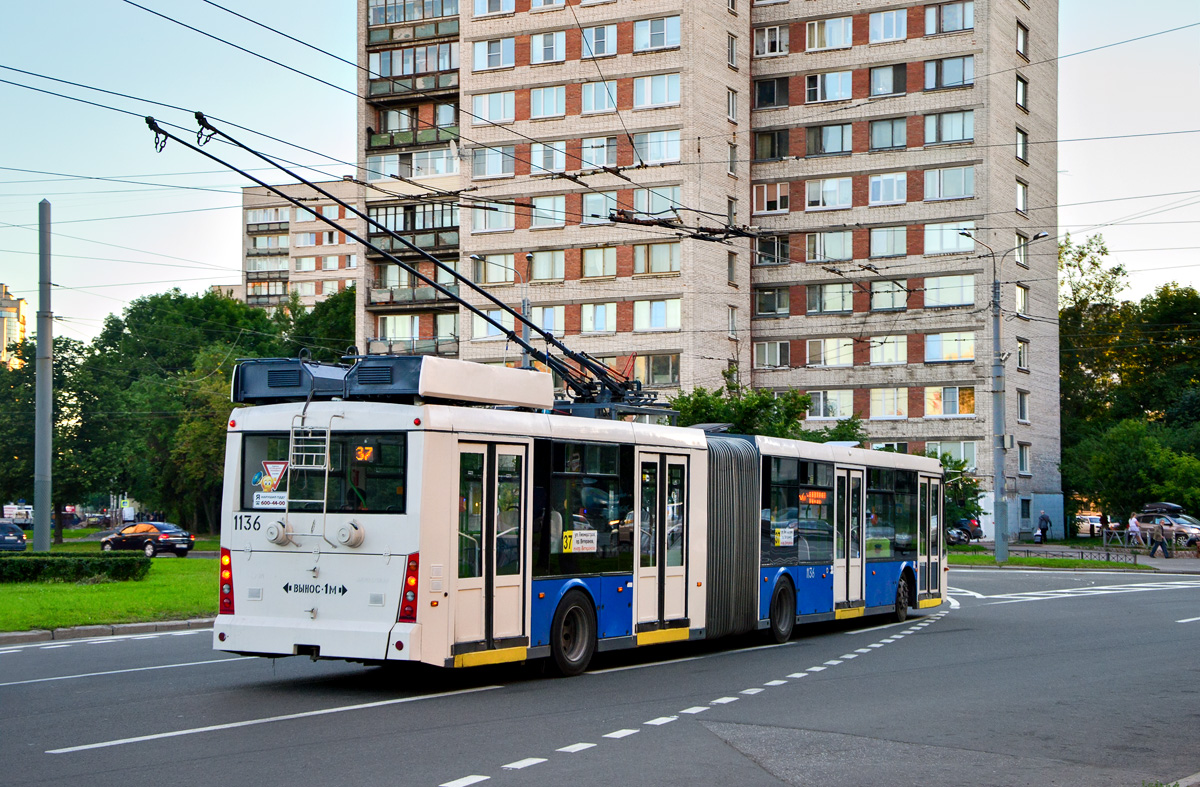 Санкт-Петербург, Тролза-6206.01 «Мегаполис» № 1136