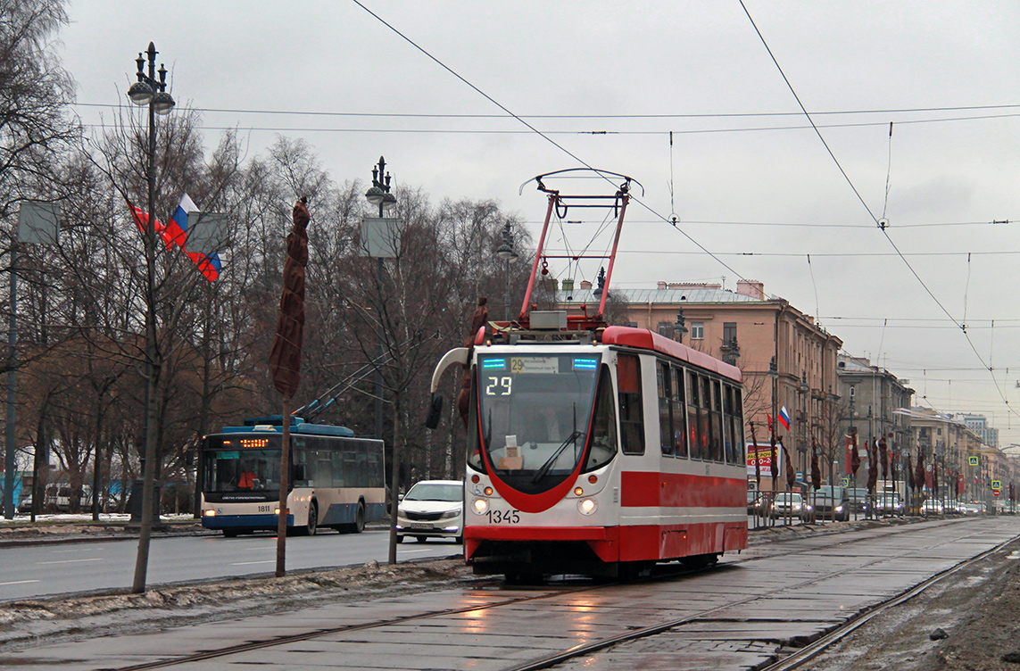 Санкт-Петербург, 71-134А (ЛМ-99АВН) № 1345