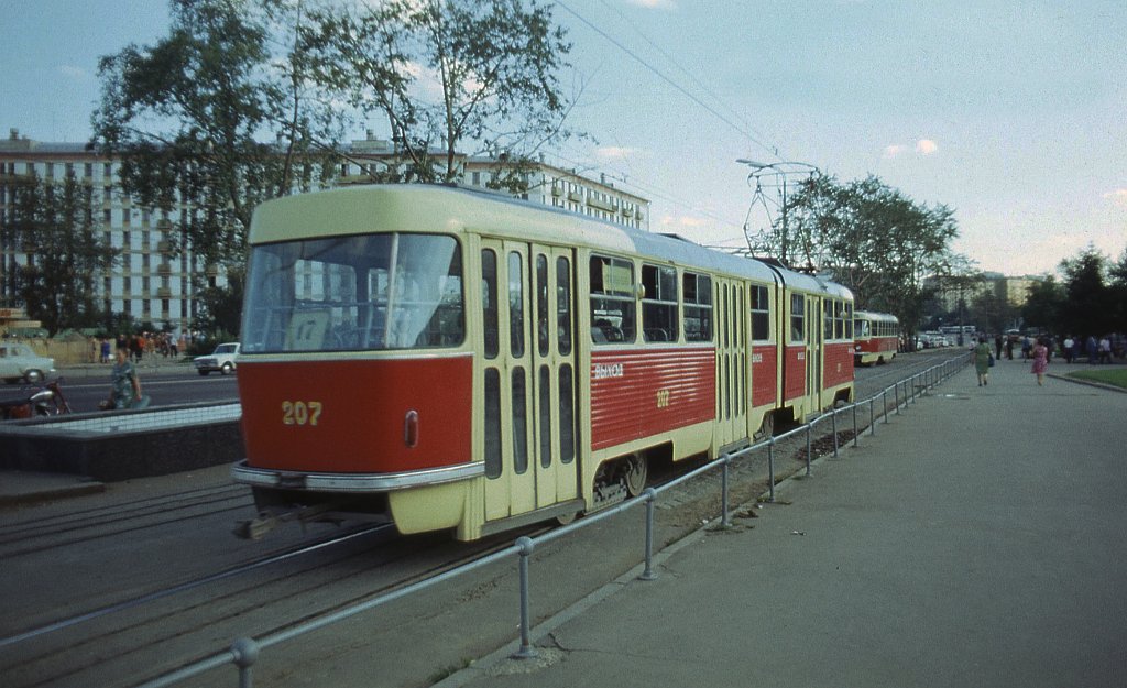 Москва, Tatra K2SU № 207; Москва — Исторические фотографии — Трамвай и Троллейбус (1946-1991)