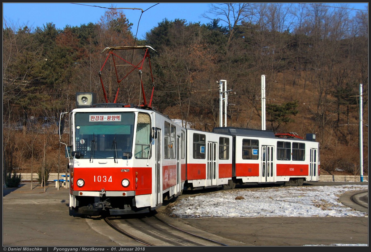 Пхеньян, Tatra KT8D5K № 1034