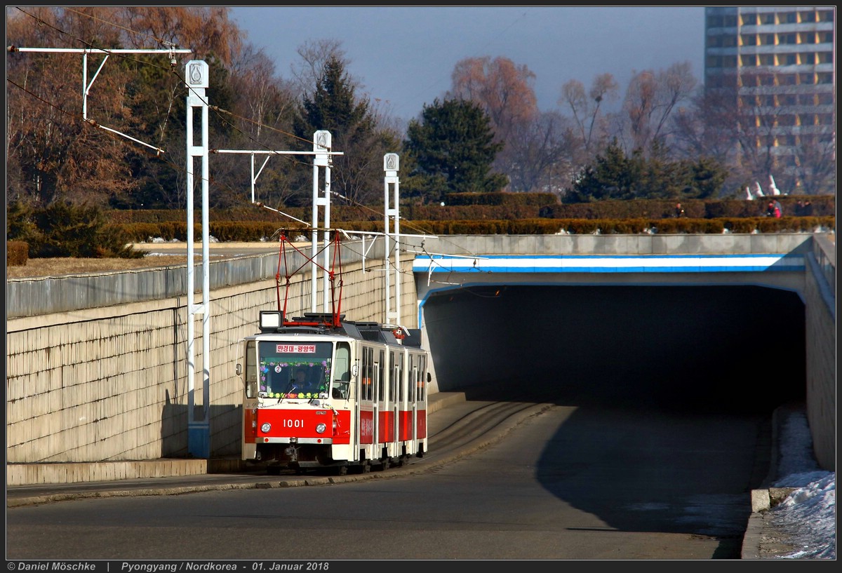 Pyongyang, Tatra KT8D5K № 1001