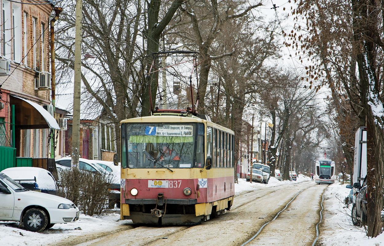 Rostov-na-Donu, Tatra T6B5SU # 837 Rostov-na-Donu, Tatra T6B5SU # 837
