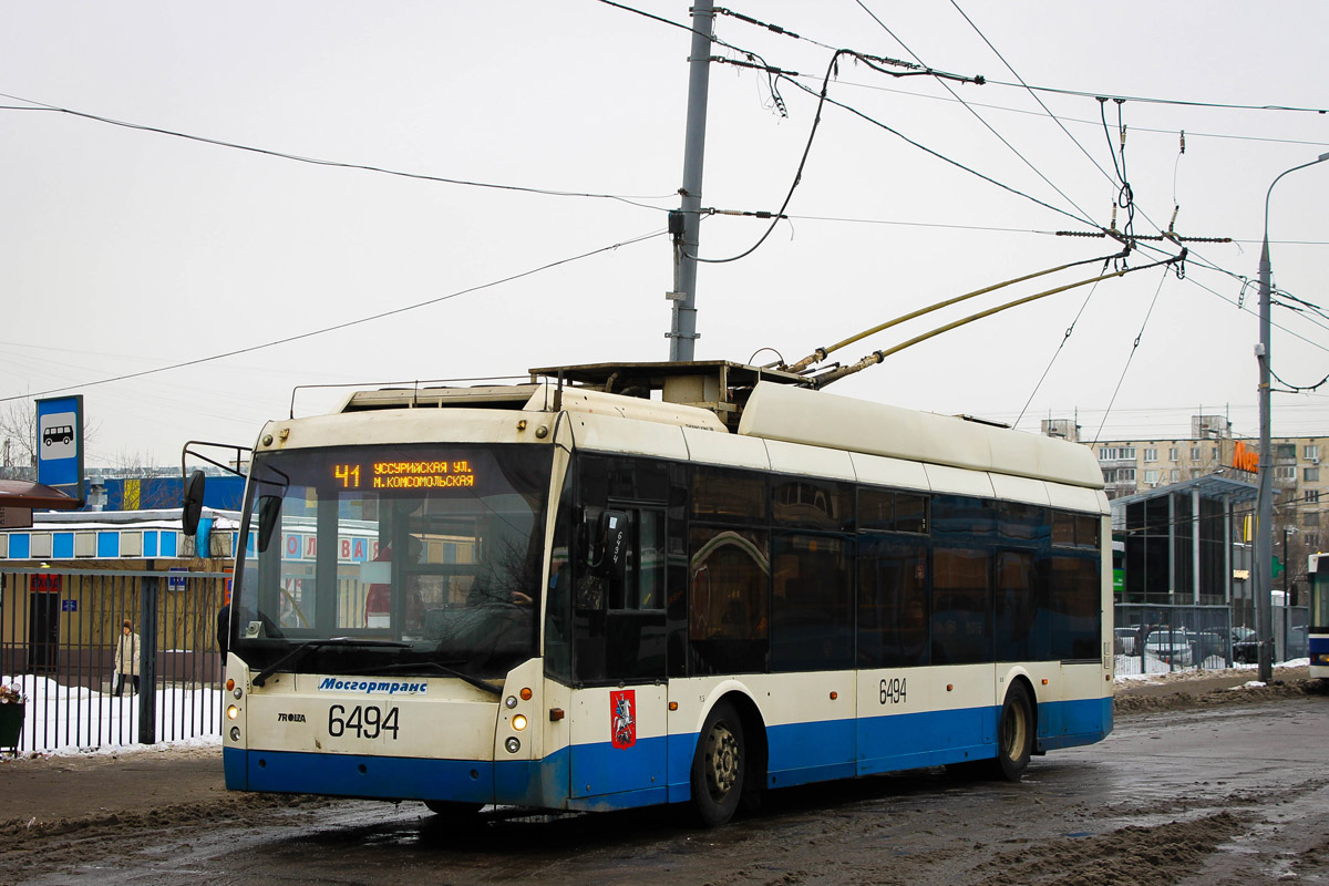 Москва, Тролза-5265.00 «Мегаполис» № 6494 Москва, Тролза-5265.00 «Мегаполис» № 6494