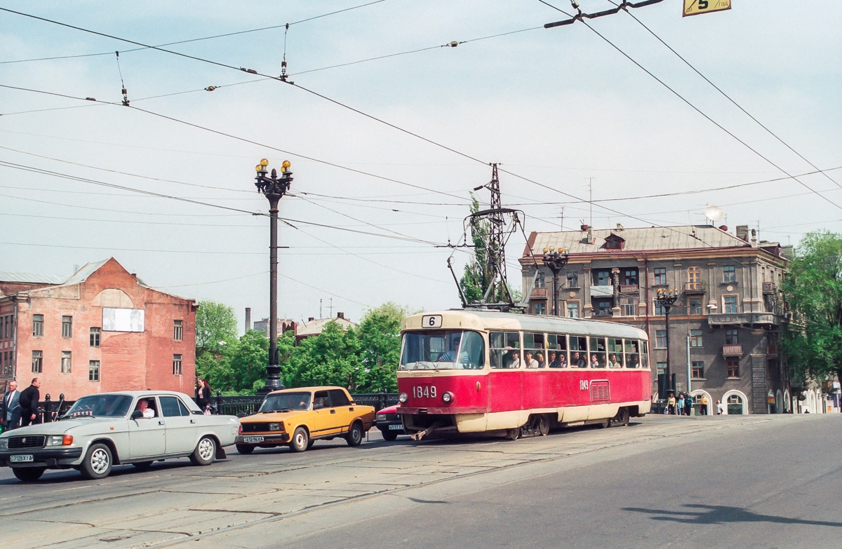 Харьков, Tatra T3SU (двухдверная) № 1849