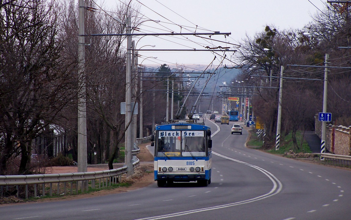 Крымский троллейбус, Škoda 14Tr89/6 № 8105