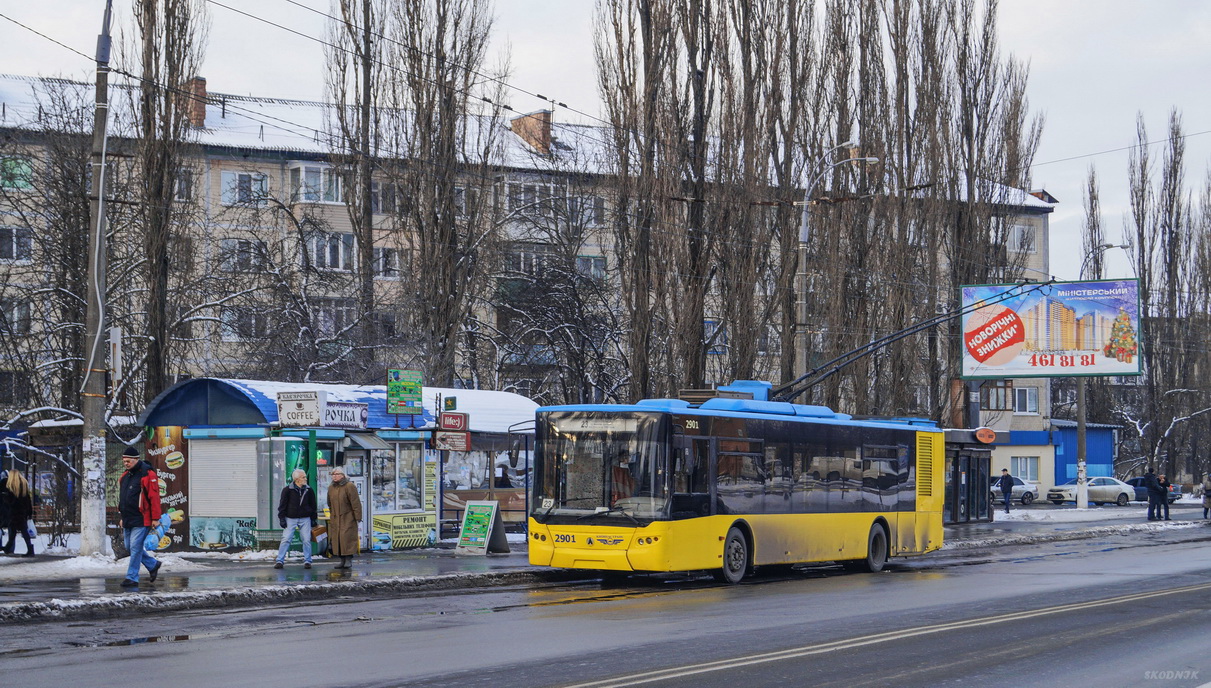 Киев, ЛАЗ E183D1 № 2901