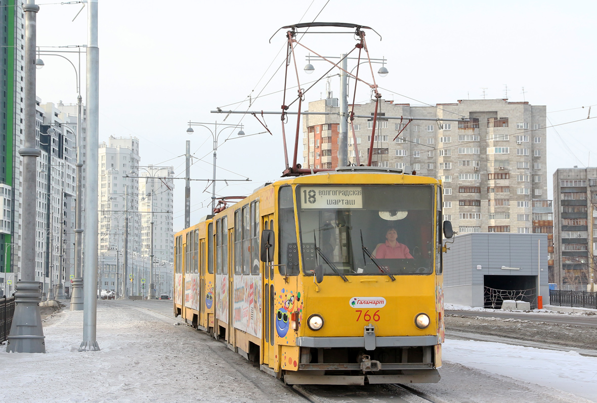 Екатеринбург, Tatra T6B5SU № 766