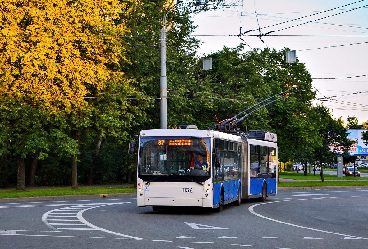 Санкт-Петербург, Тролза-6206.01 «Мегаполис» № 1136