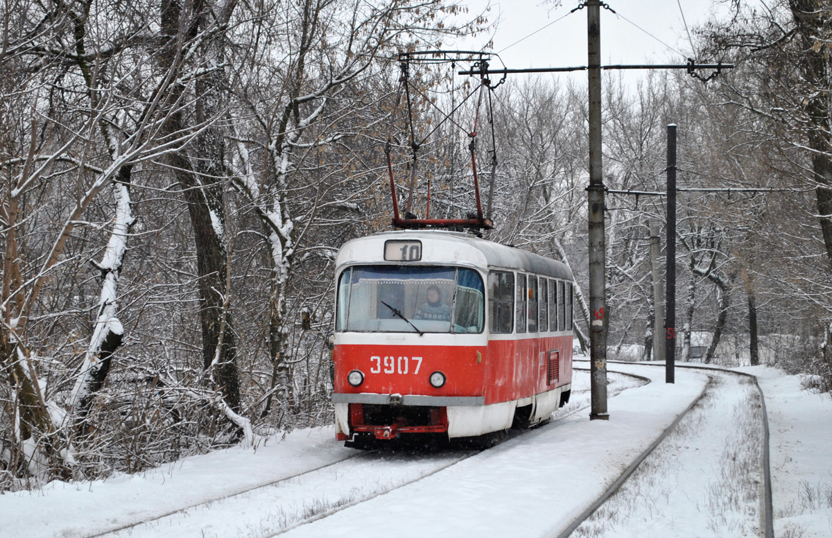 Донецк, Tatra T3SU (2-door) № 3907