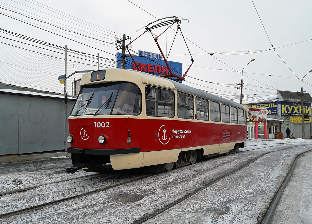 Mariupol, Tatra T3SUCS # 1002