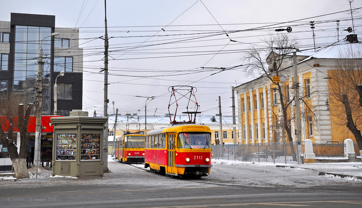 Волгоград, Tatra T3SU (двухдверная) № 2712