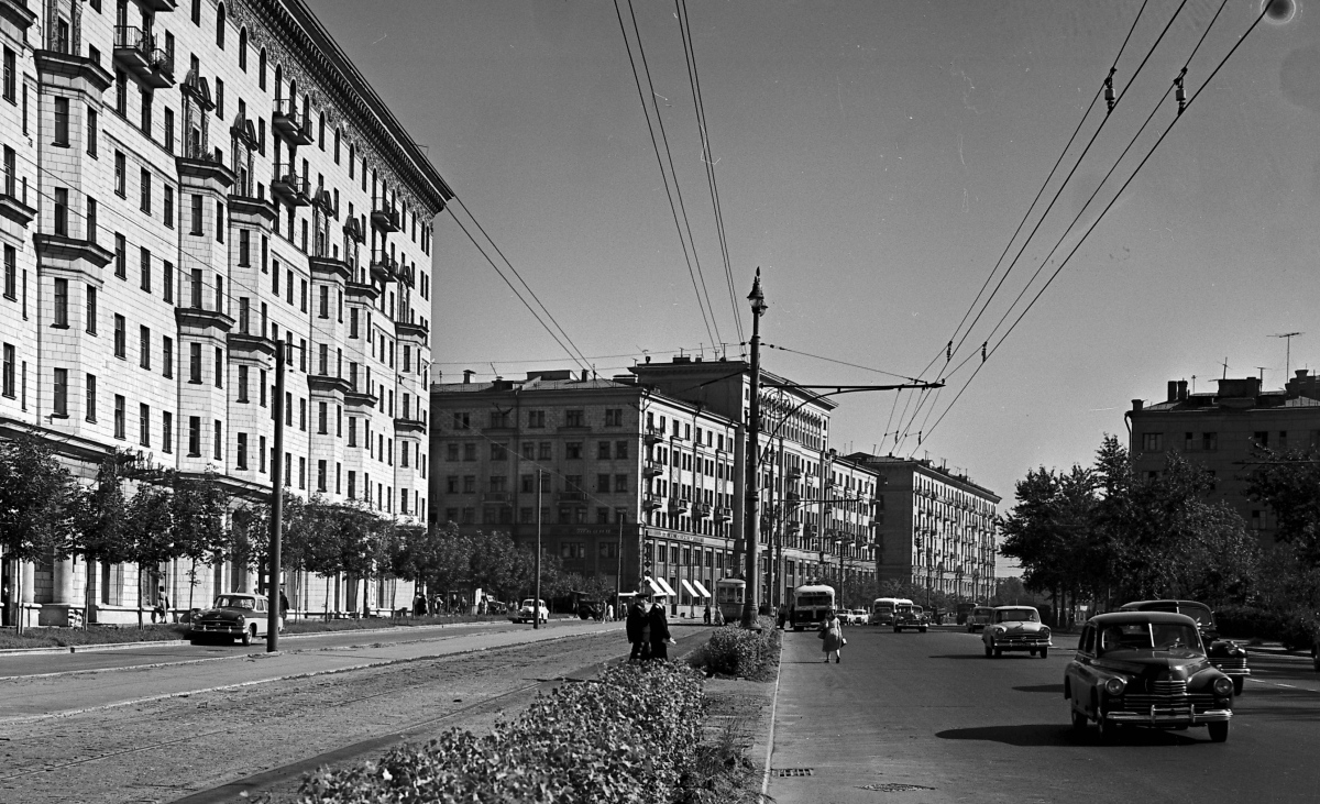 Москва — Исторические фотографии — Трамвай и Троллейбус (1946-1991)