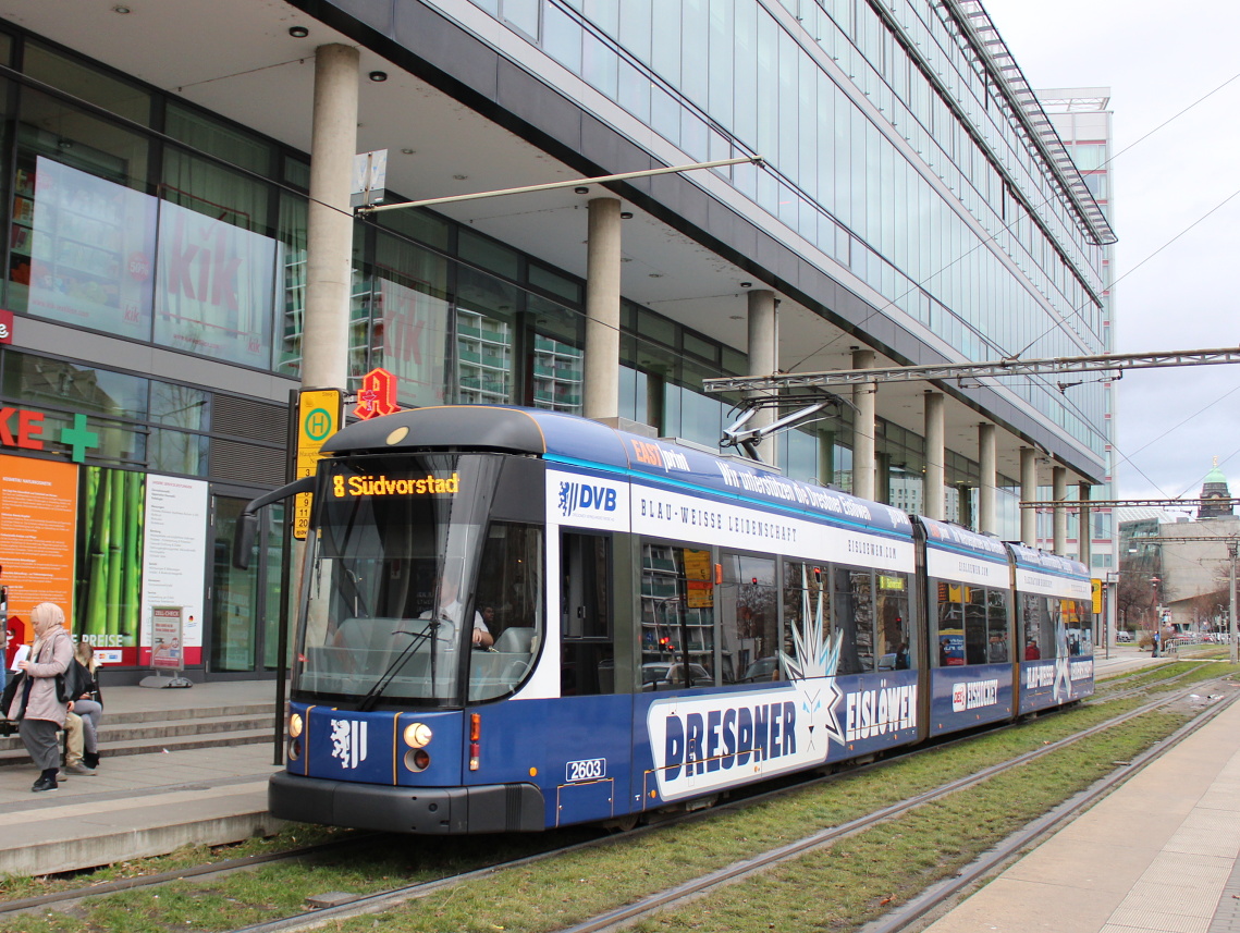 Дрезден, Bombardier NGT D8 DD 	 № 2603 Дрезден, Bombardier NGT D8 DD 	 № 2603